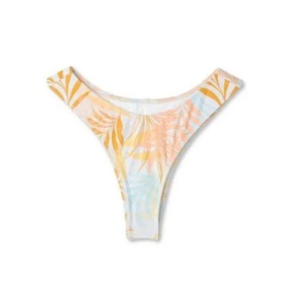 Wild Fable Multi Tropical Thong Bikini Bottom XS - Picture 1 of 3